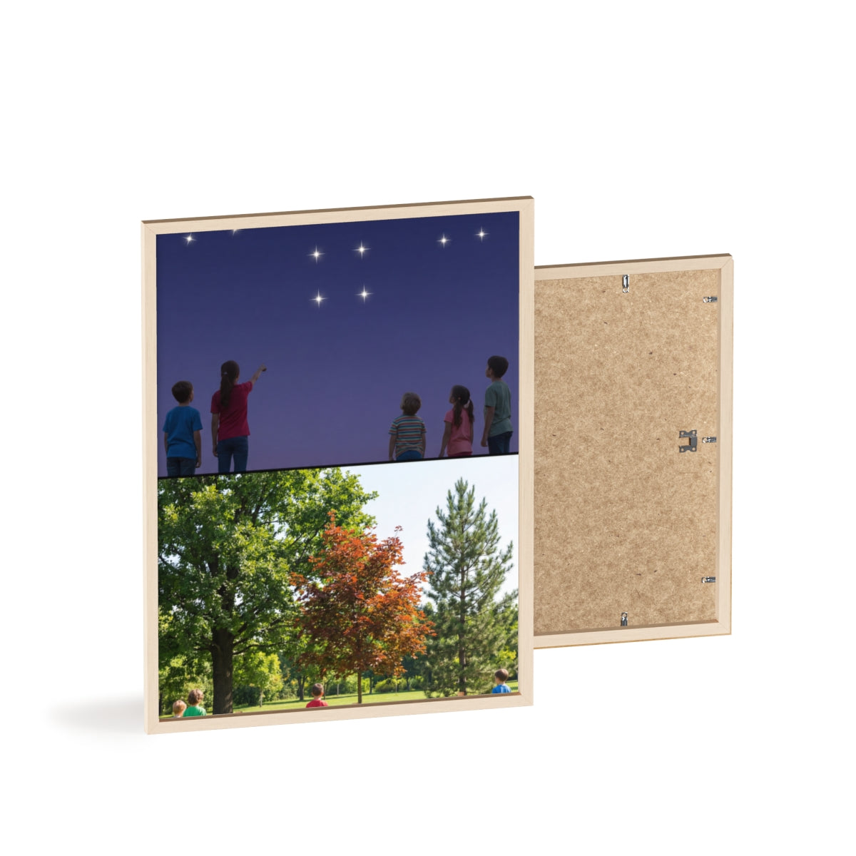 Wooden Framed Poster - Wonder — Portrait