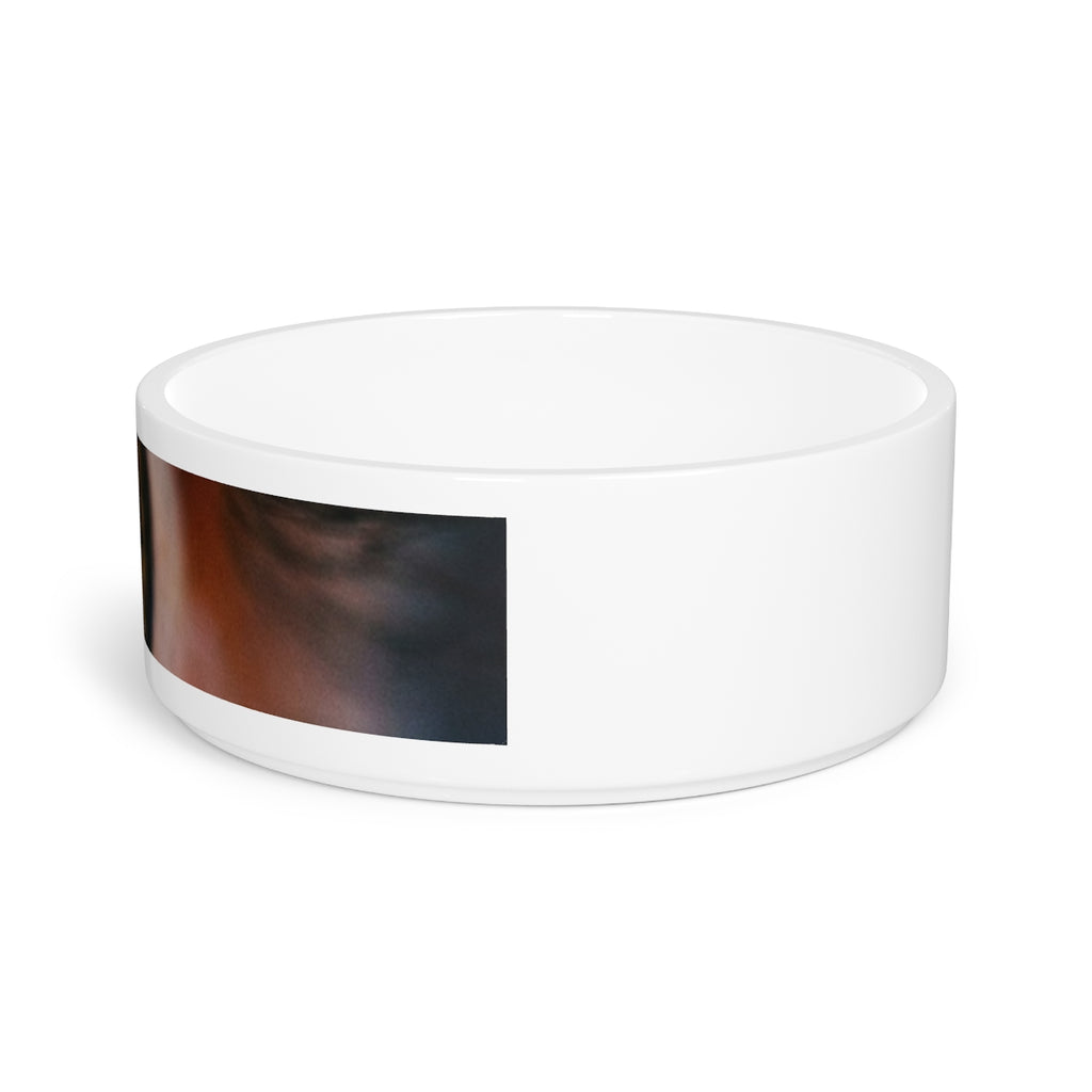 Pet Bowl - Amber Iris Reflection Fine Art Print | Echovira...