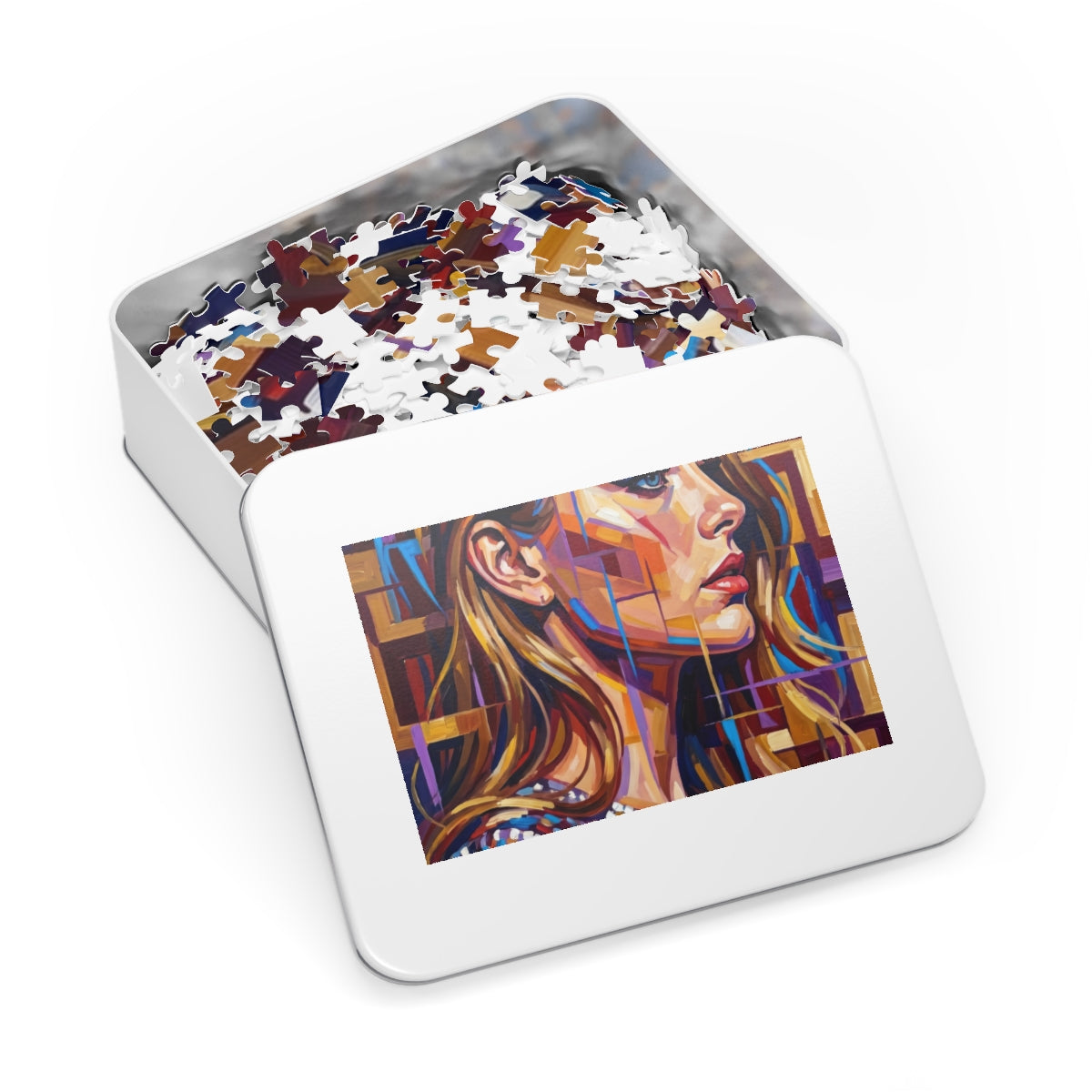 Jigsaw Puzzle with Tin - Shattered Elegance (30, 110, 252......