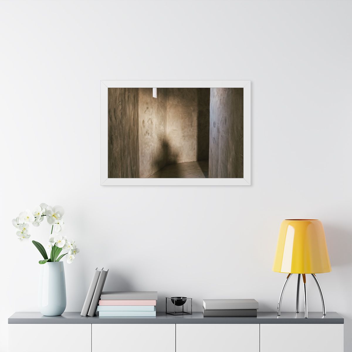 Framed Horizontal Poster - Shadows of the Citadel moody... |...
