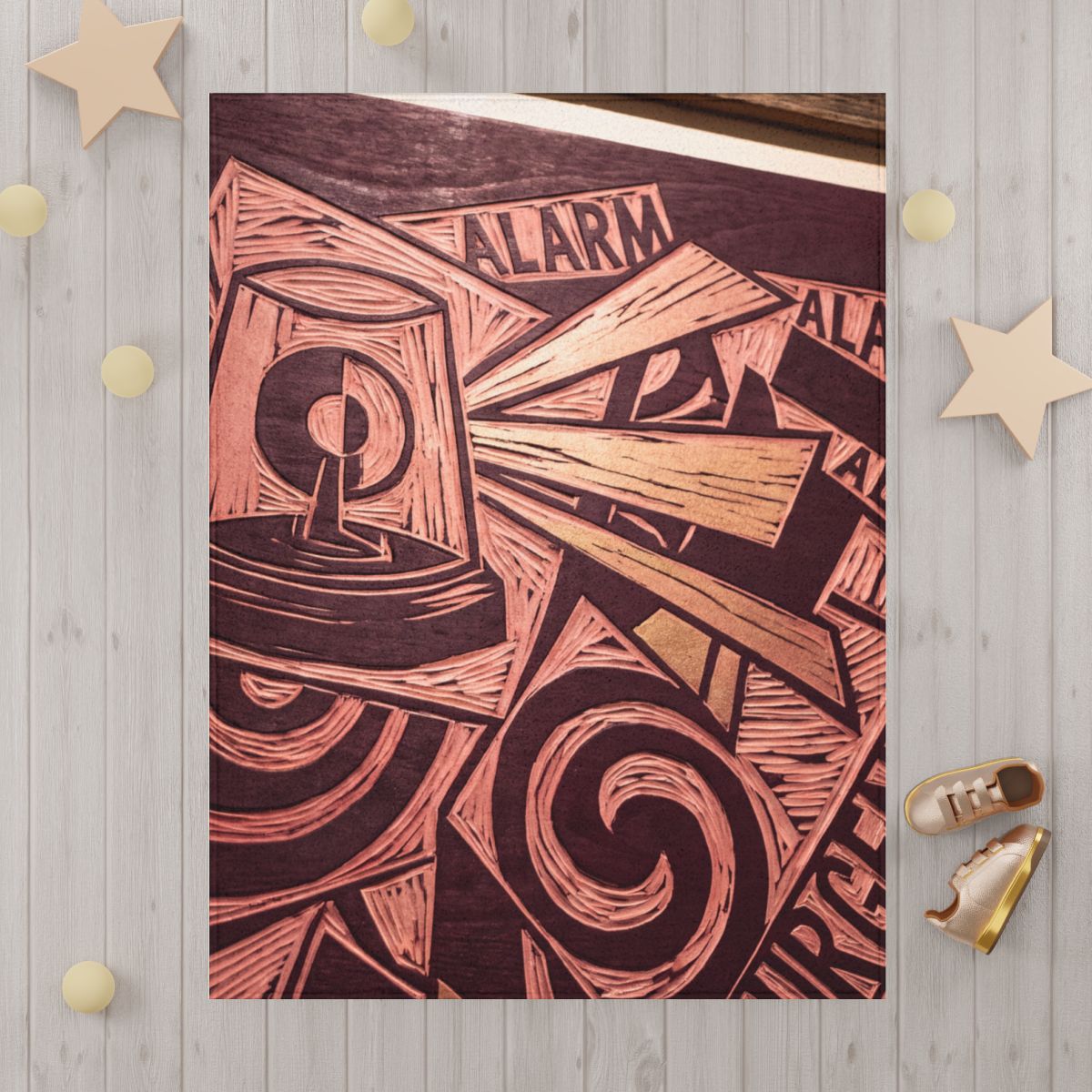 Couverture enfant gravure constructiviste