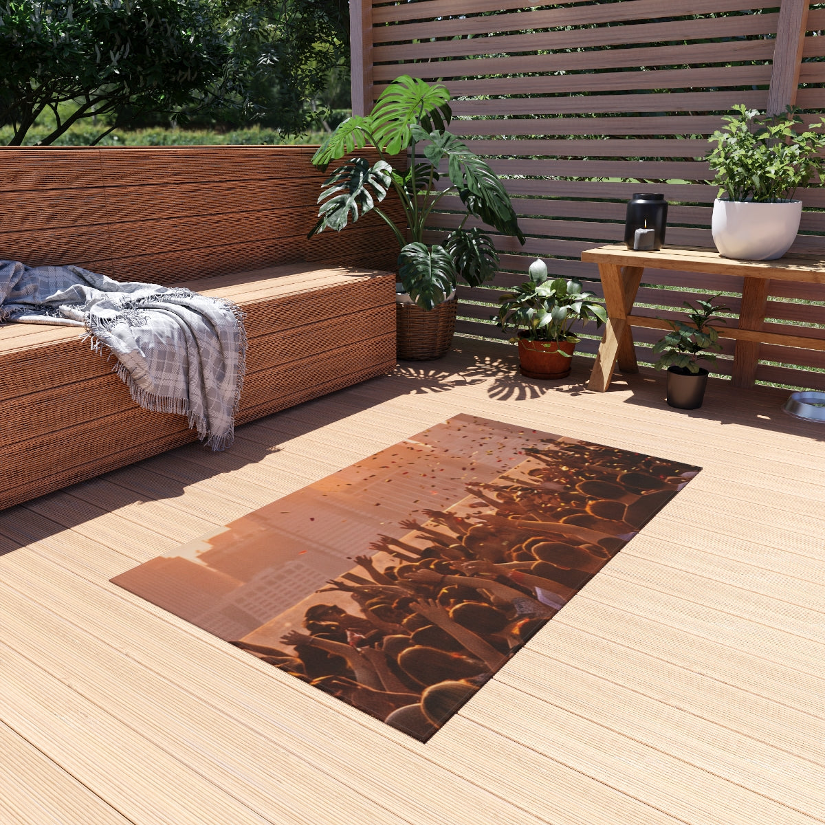 Outdoor Rug - City Lights Festival | Echovira Gallery