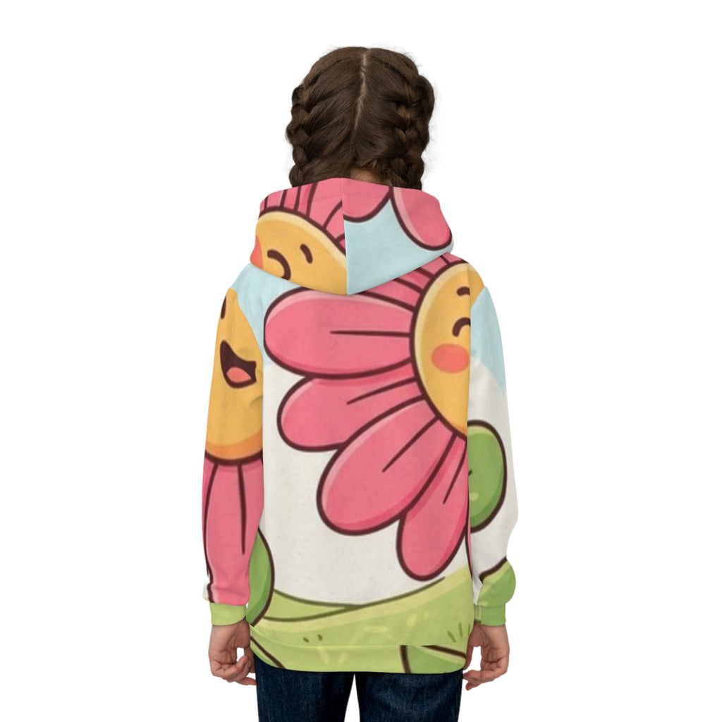 Children's Hoodie - Sunny Daisy Meadow | Echovira Gallery