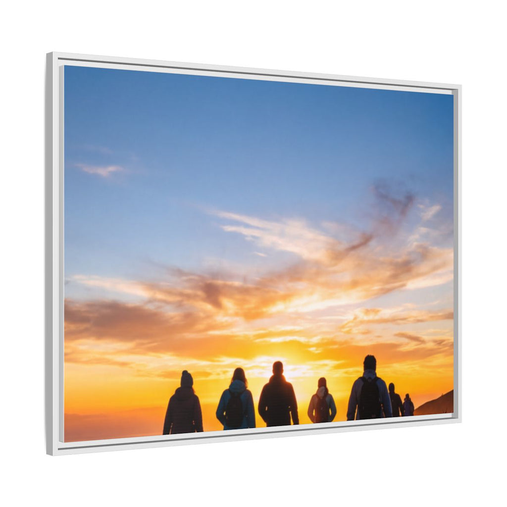 Matte Canvas, Framed - Epic Dawn Trek