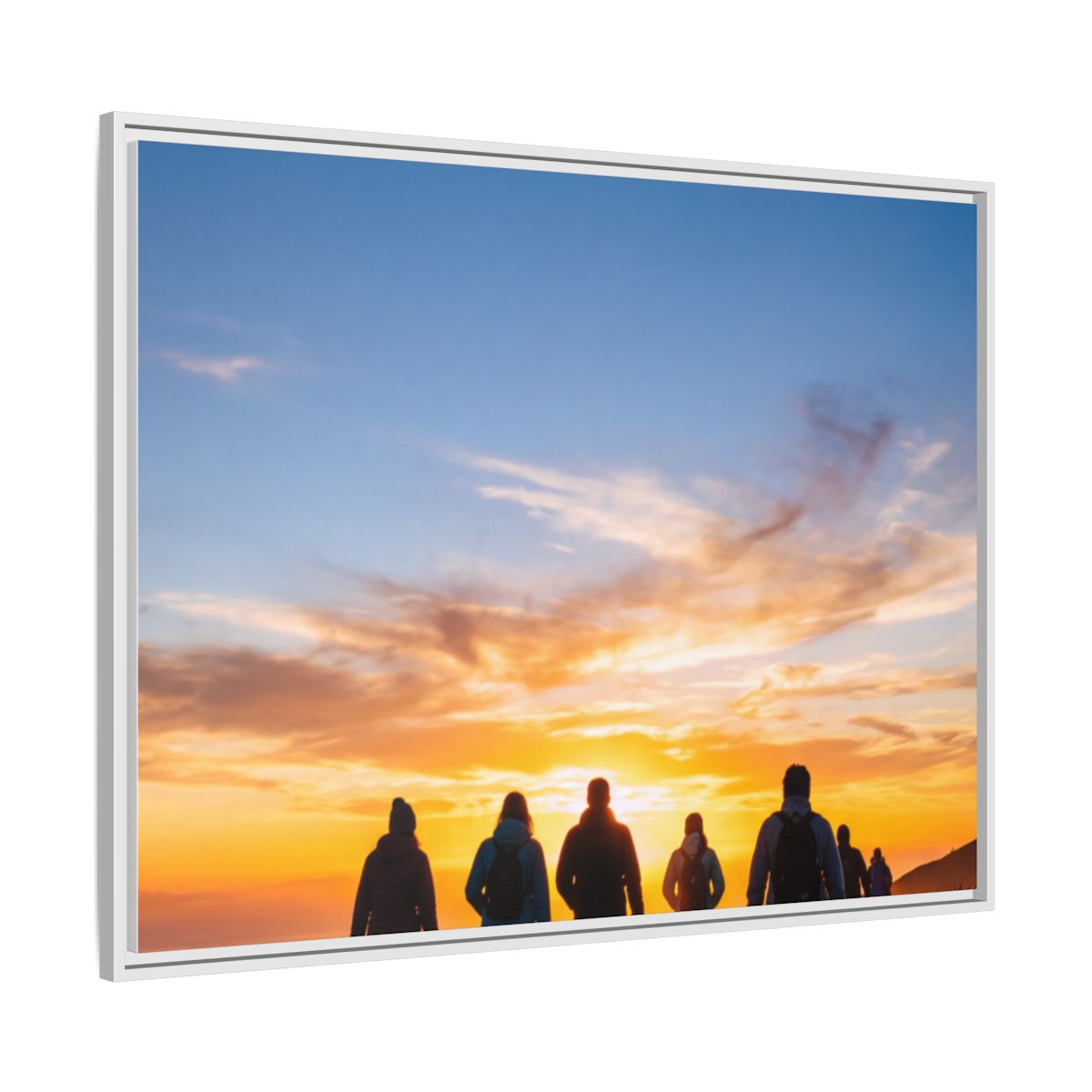 Matte Canvas, Framed - Epic Dawn Trek