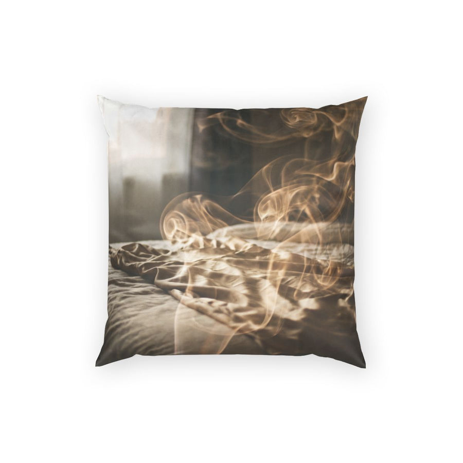 Poly Velvet Pillow - Ethereal Haven Amber