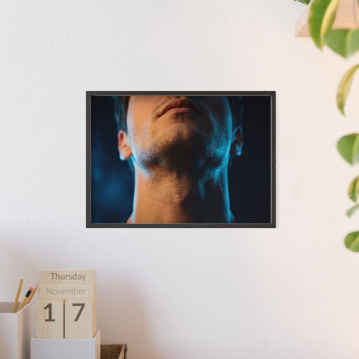 Wooden Framed Poster - Midnight Glow