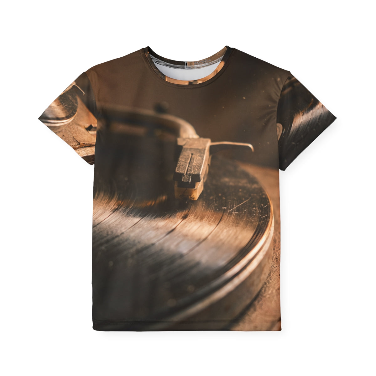Kids Sports Jersey with Vintage Vinyl Art