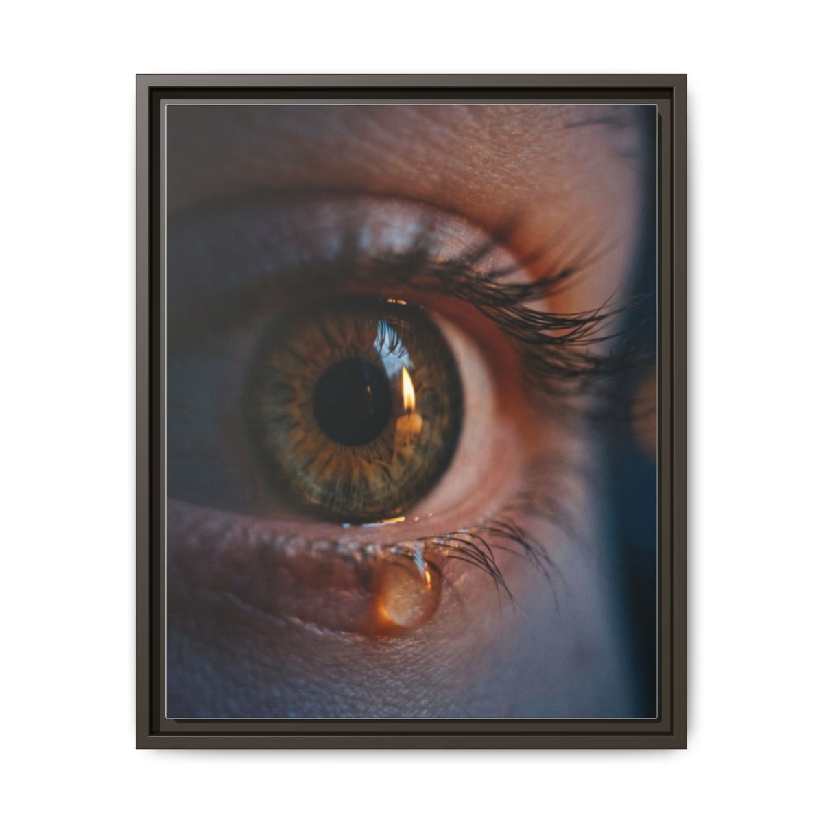 Matte Canvas, Framed - Luminous Tear