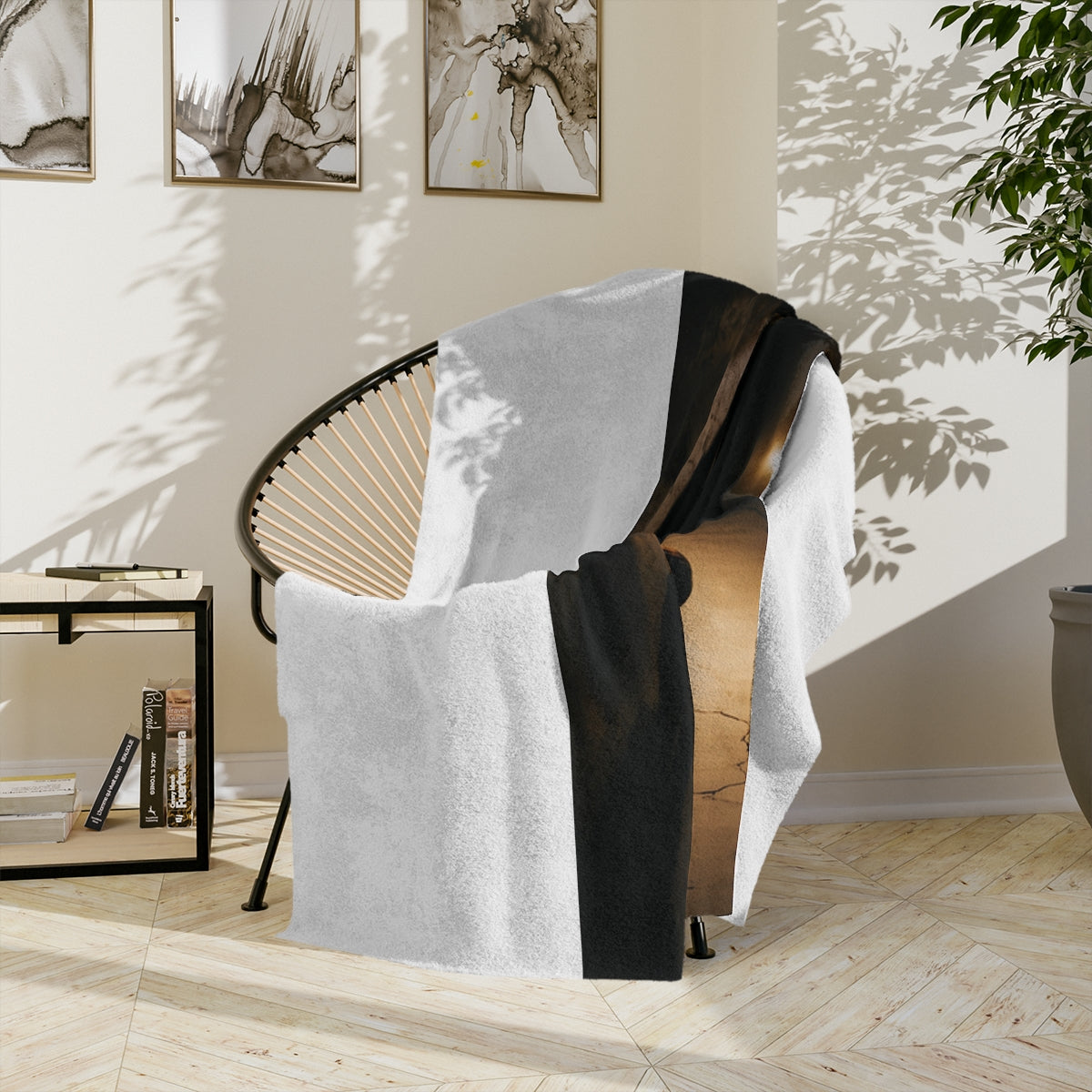 Velveteen Microfiber Blanket - Corridor | Echovira Gallery