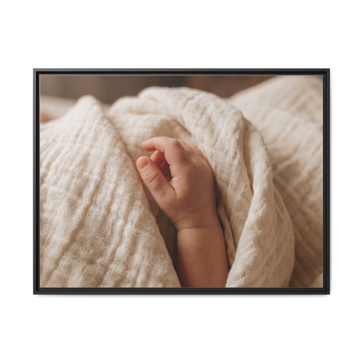Framed Canvas - Minimalist Decor — Black / 1.25"