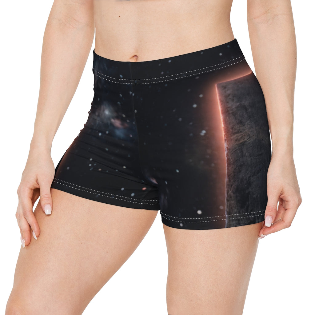 Women's Shorts - Astral Monolith Casual Summer | Echovira...