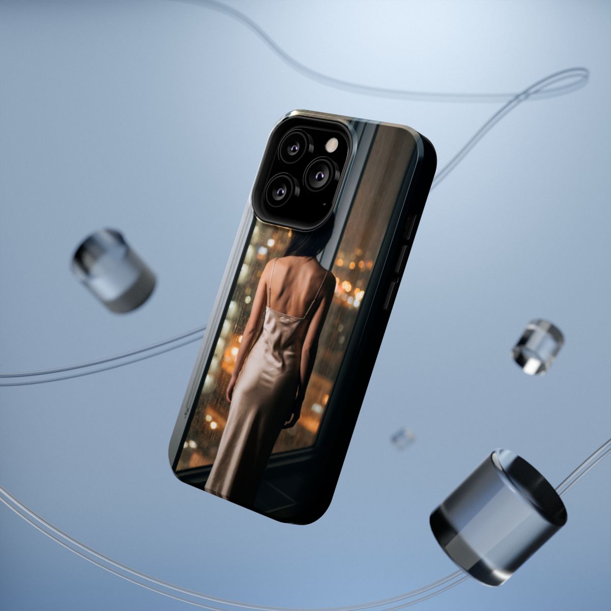 Impact-Resistant Cases - Tough Phone Case - Rainy Windows...— sizes part 1/2