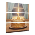 Acrylic Prints Triptych - Sweet Birthday Cake — Landscape |...