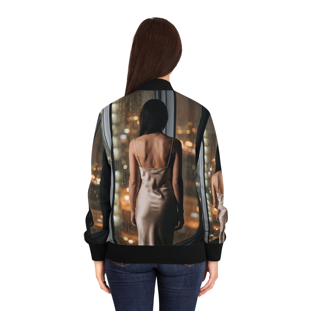 Women's Bomber Jacket - Cool Girl Mood