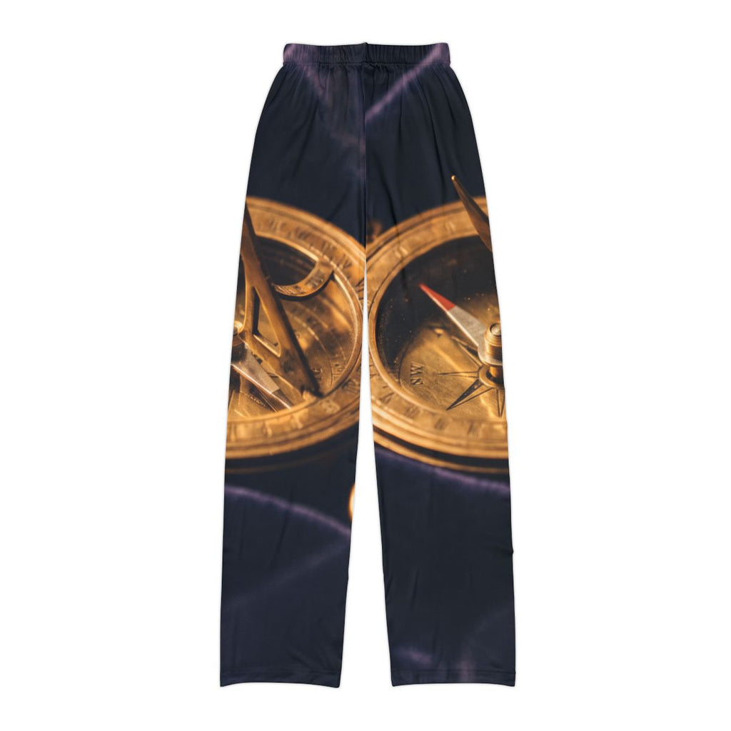 Kids Lounge Pants Vintage Brass Sundial Art