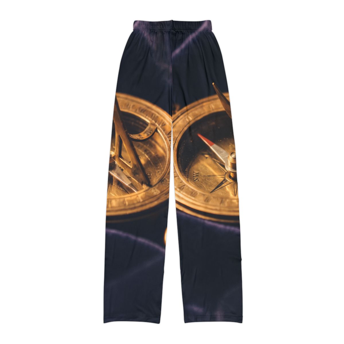 Kids Lounge Pants Vintage Brass Sundial Art