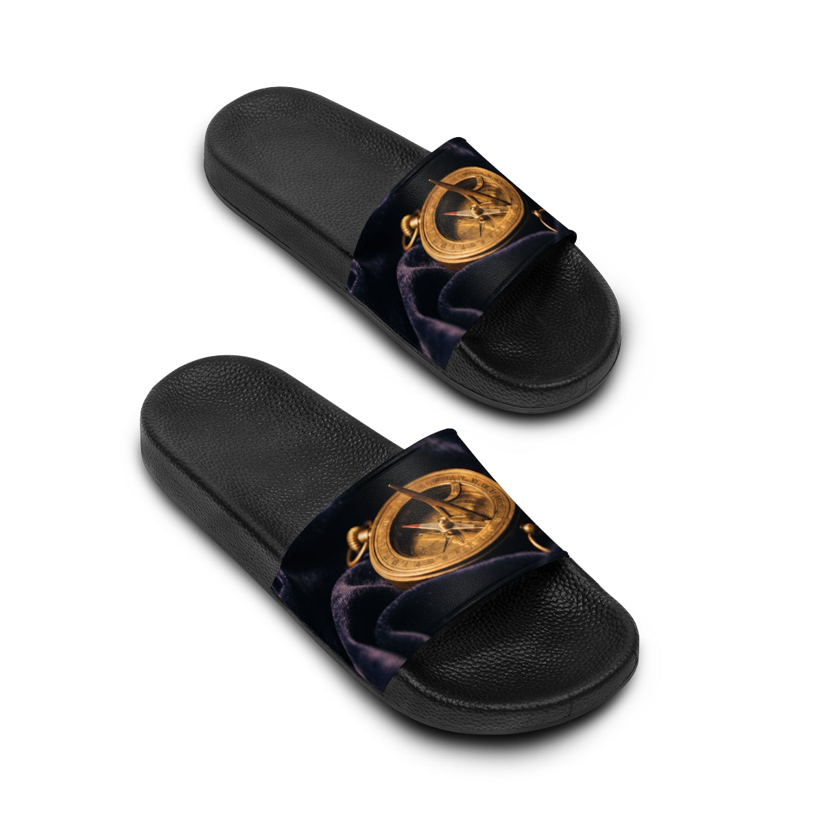 Women's Slide Sandals Vintage Brass Sundial