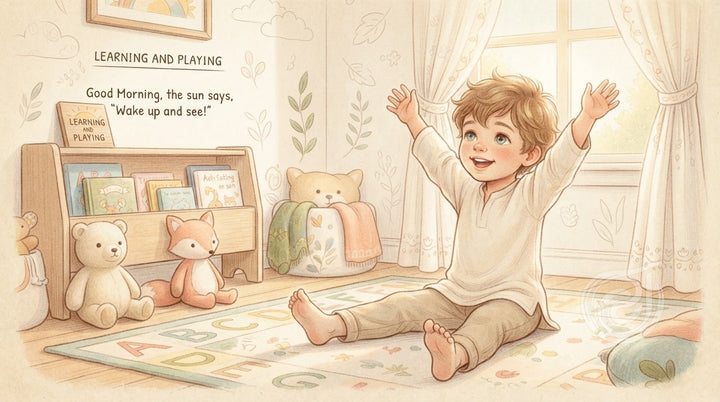Storybook Art Print - Good Morning Sun