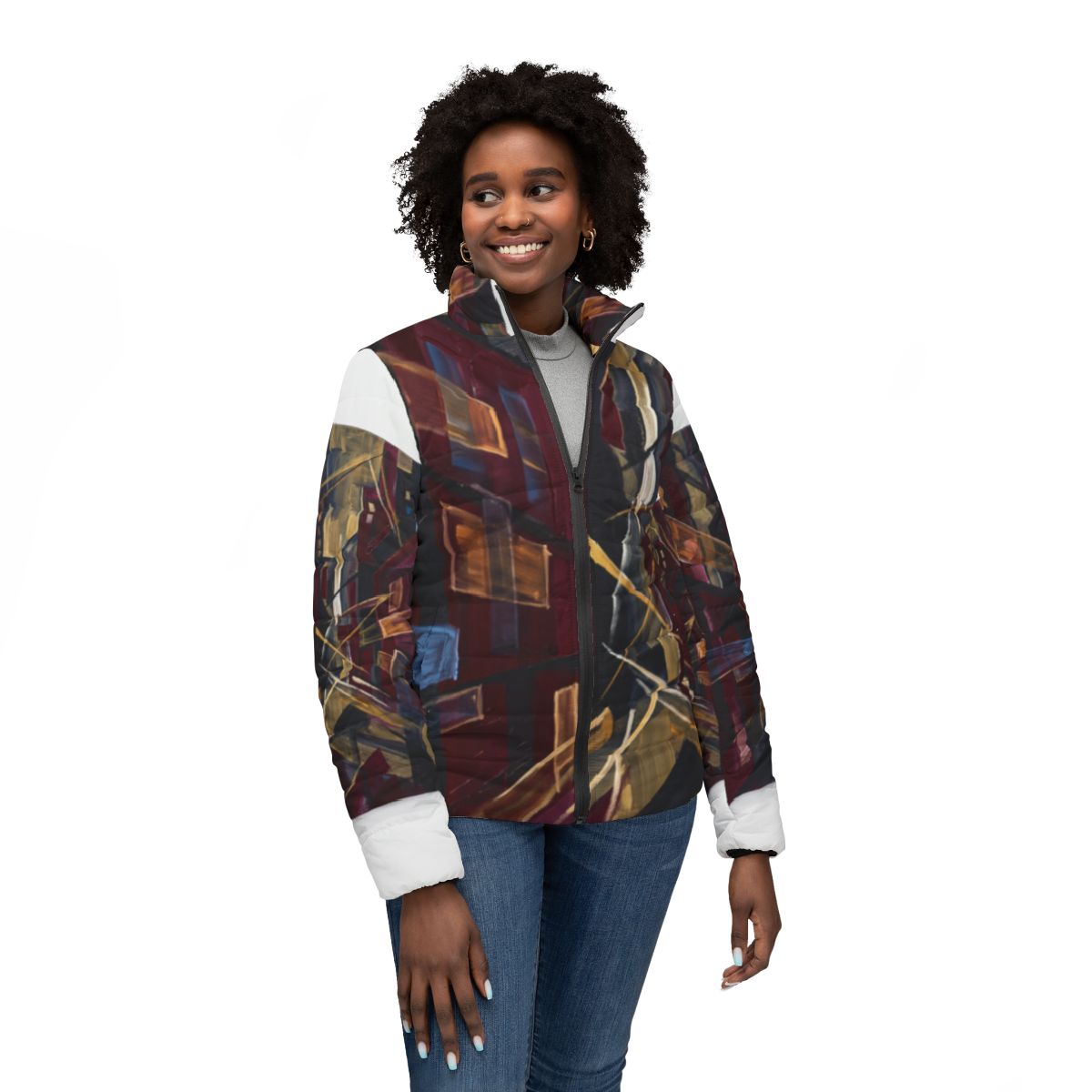 Women's Puffer Jacket - Urban Perspective | Echovira Gallery