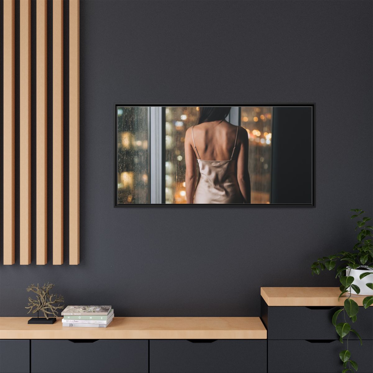Framed Matte Canvas - Cinematic Nights