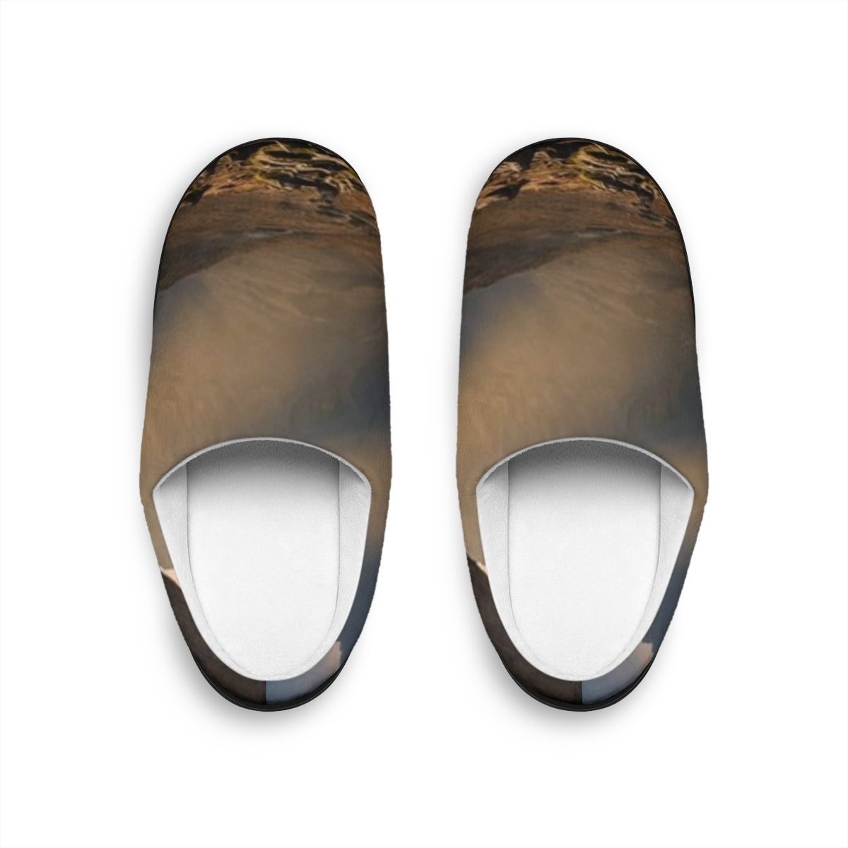 Women's Indoor Slippers - Mystic Monolith Ancient Persian......