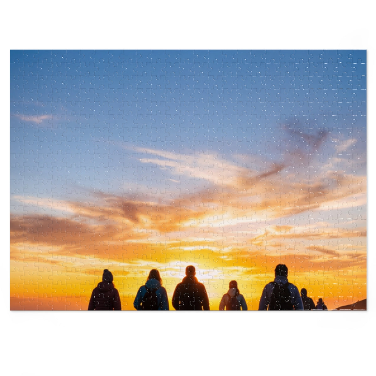 Jigsaw Puzzle with Tin - Epic Dawn Trek