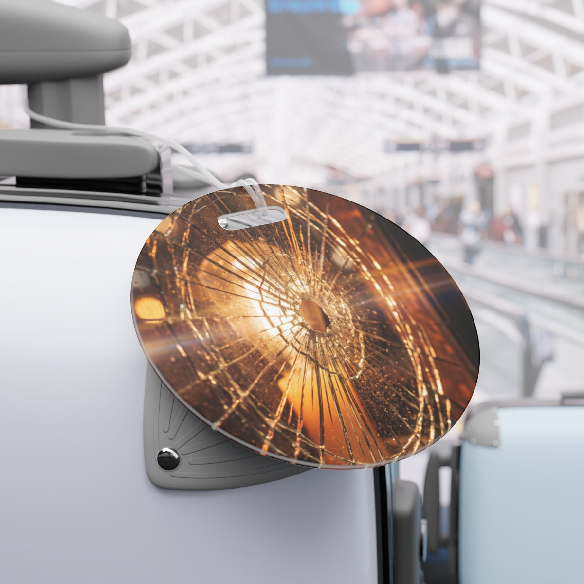 Luggage Tags - Moody Fractured Glass