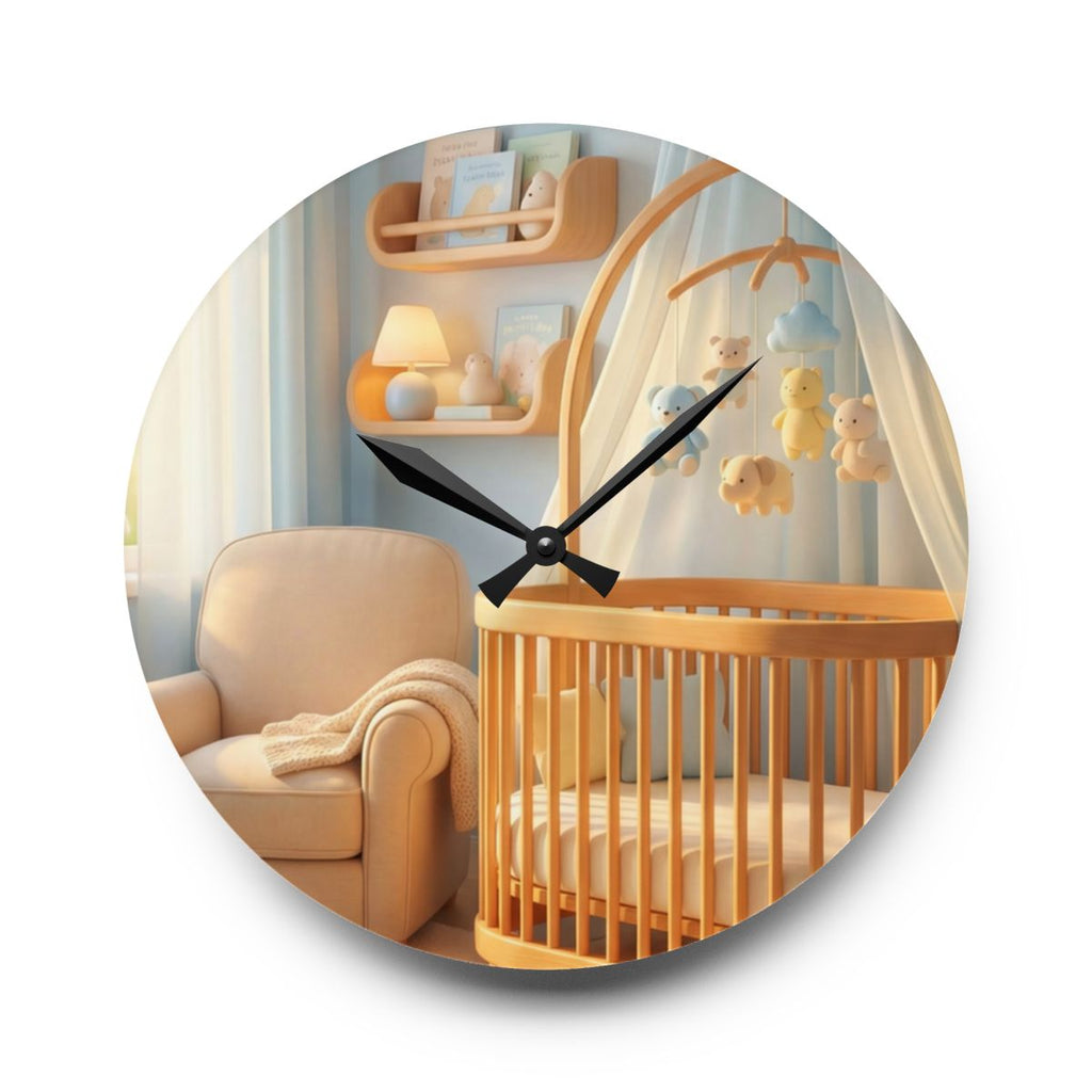 Nursery Dream Acryl-Wanduhr – Time