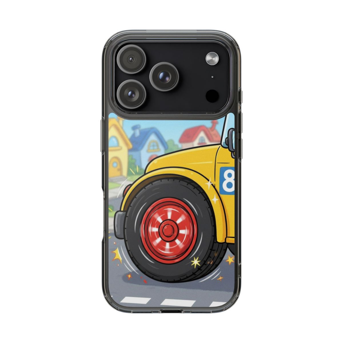 Clear Impact-Resistant Cases - Cartoon Bus | Echovira...