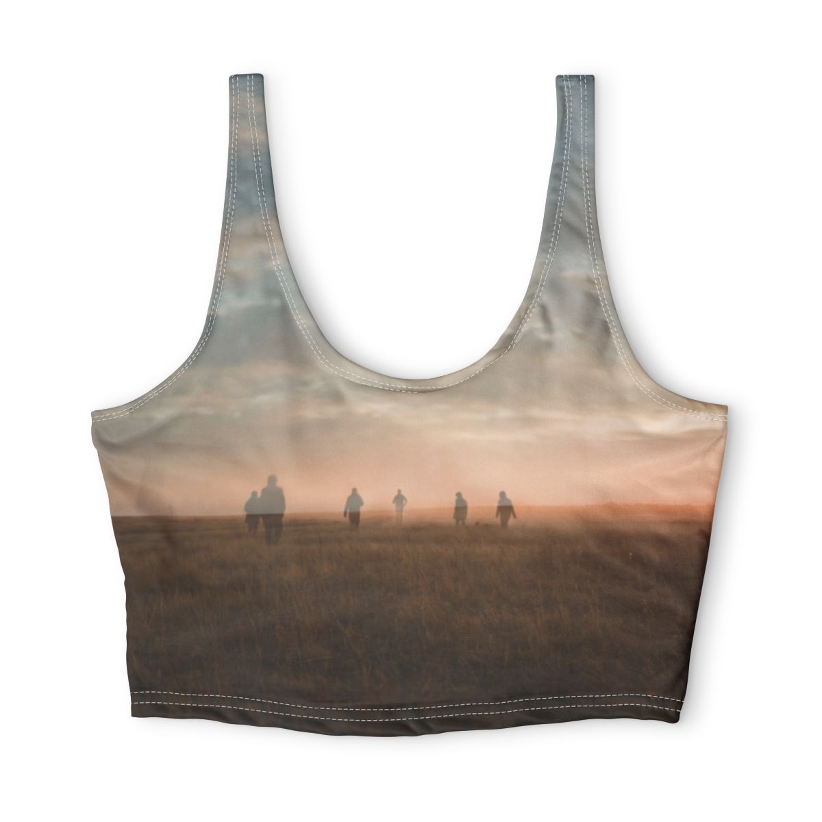 Polyester Sports Bra - Horizon Movement | Echovira Gallery