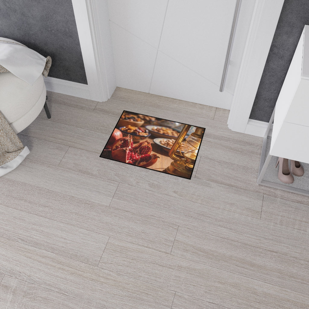 Heavy Duty Floor Mat - Cozy Oasis Welcome | Echovira Gallery