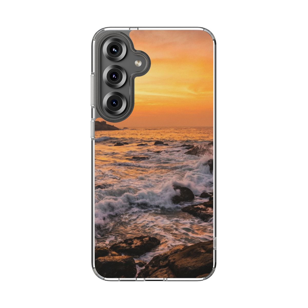 Clear Impact-Resistant Cases - Clear Phone Case - Golden...