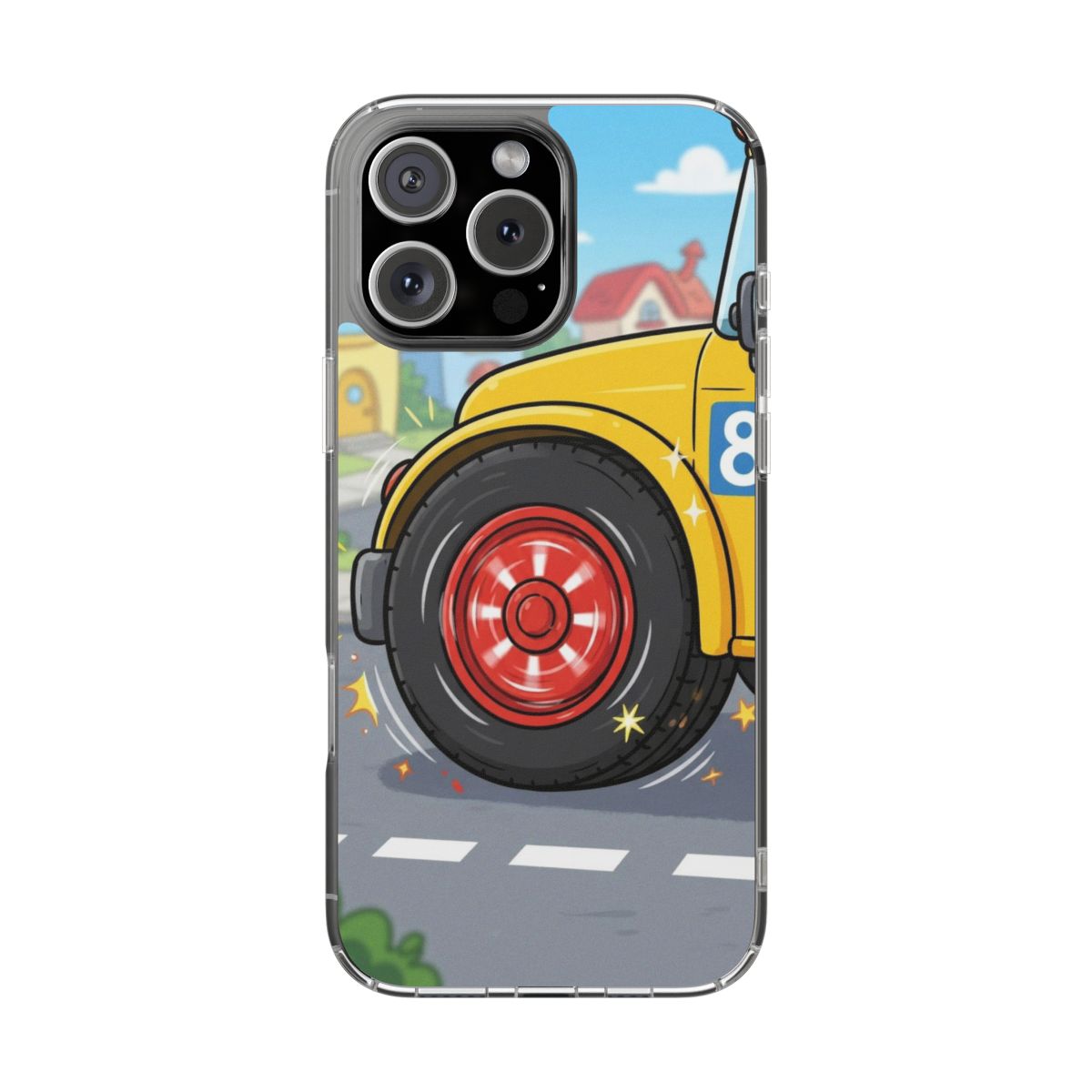 Clear Impact-Resistant Cases - Cartoon Bus | Echovira...