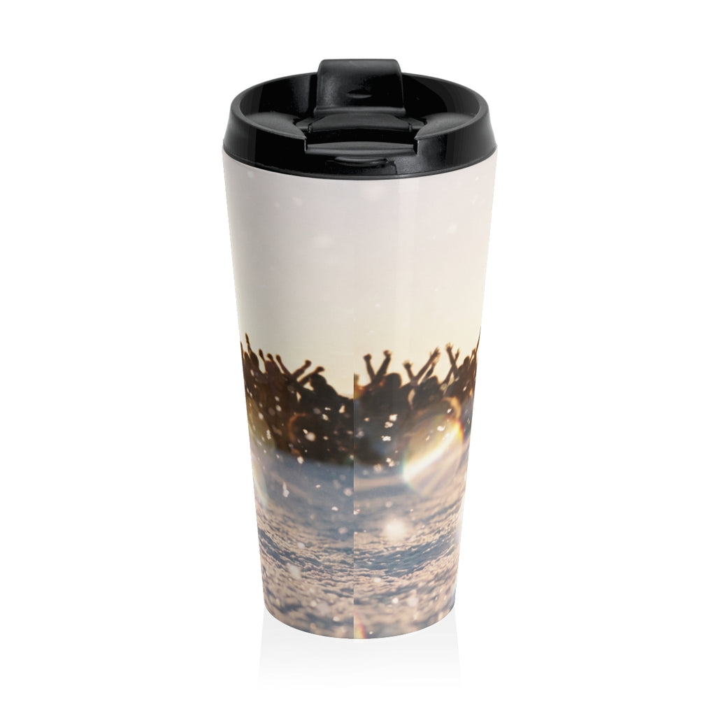 Celebration Sunset Crowd Travel Mug