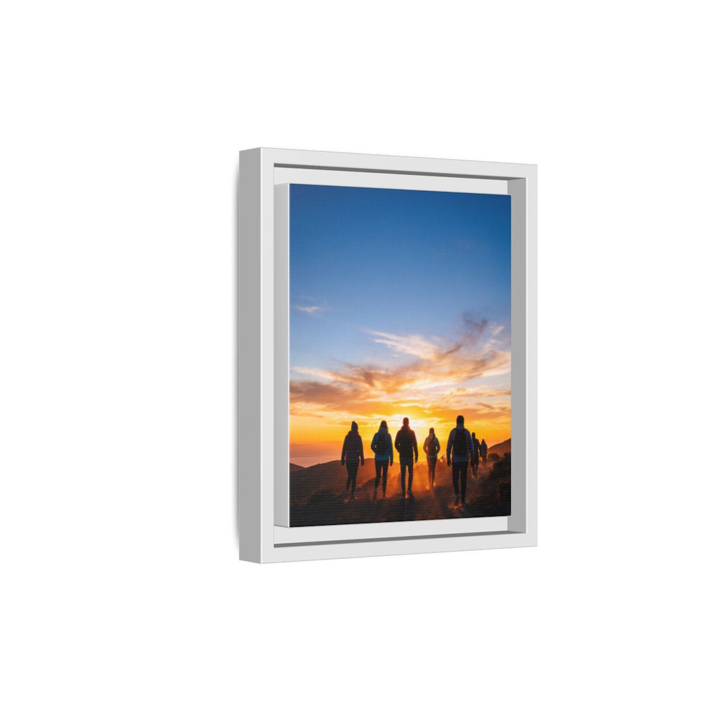 Matte Canvas, Framed - Epic Dawn Trek