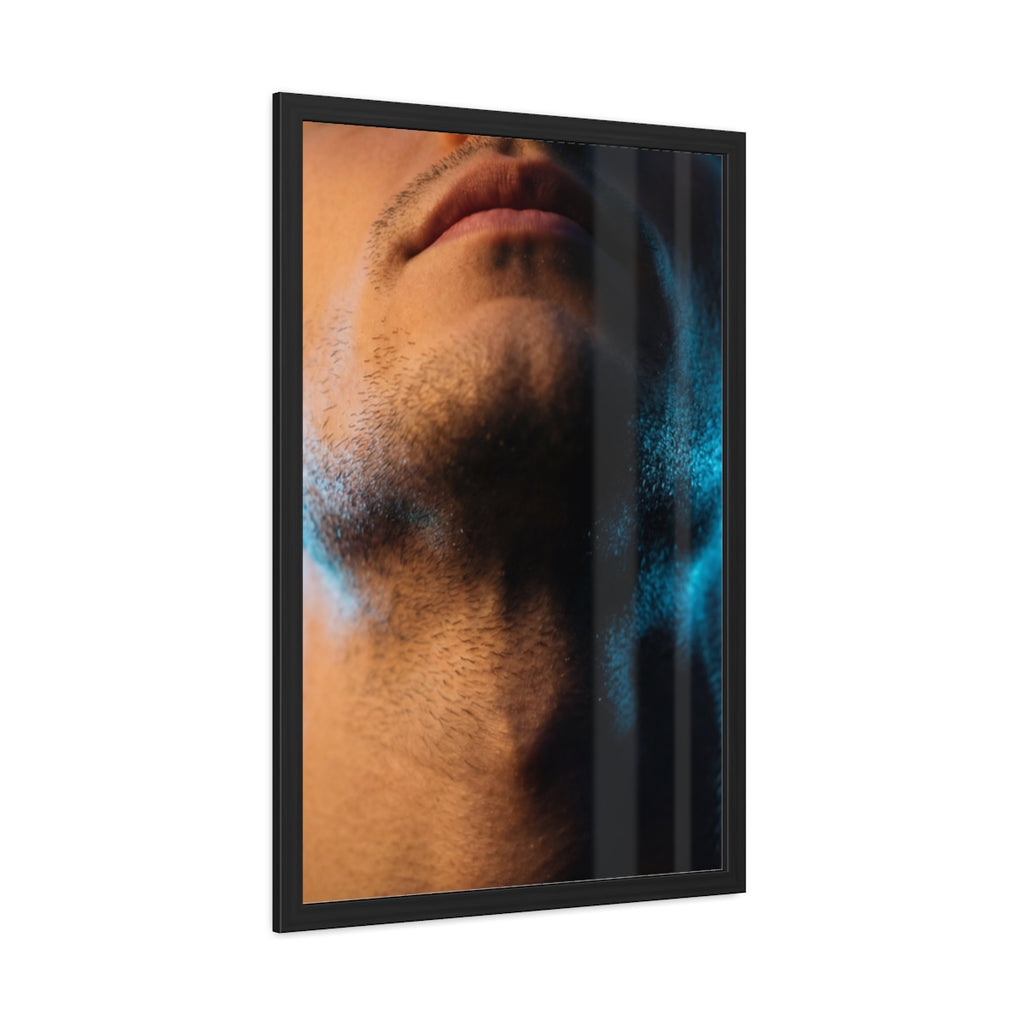 Framed Poster - Cinematic Urban Wall — Portrait