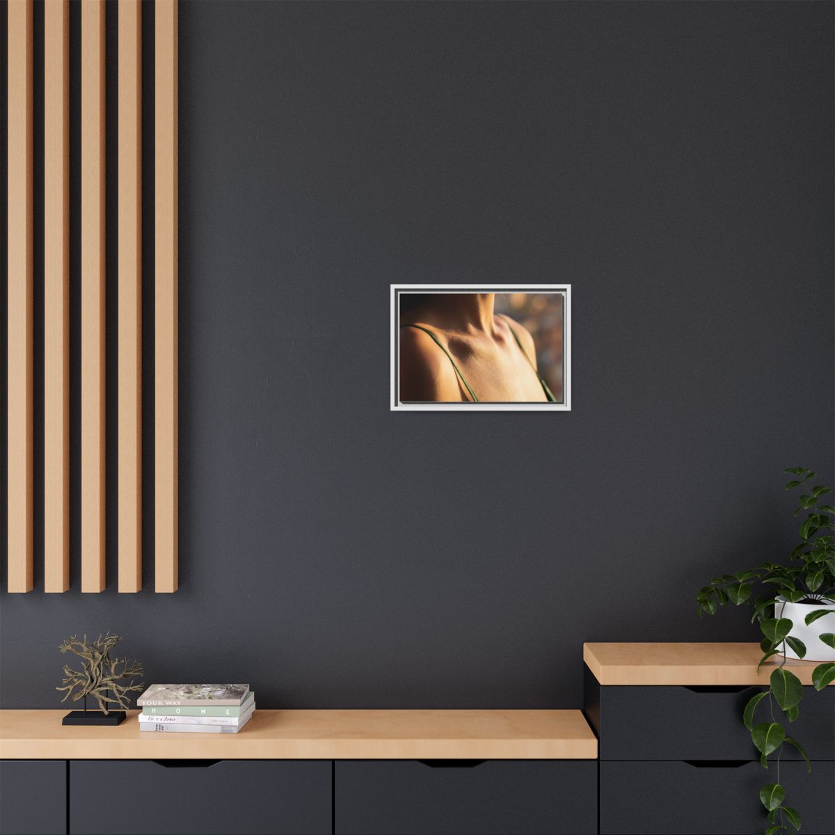 Framed Matte Canvas - Sunlit Muse