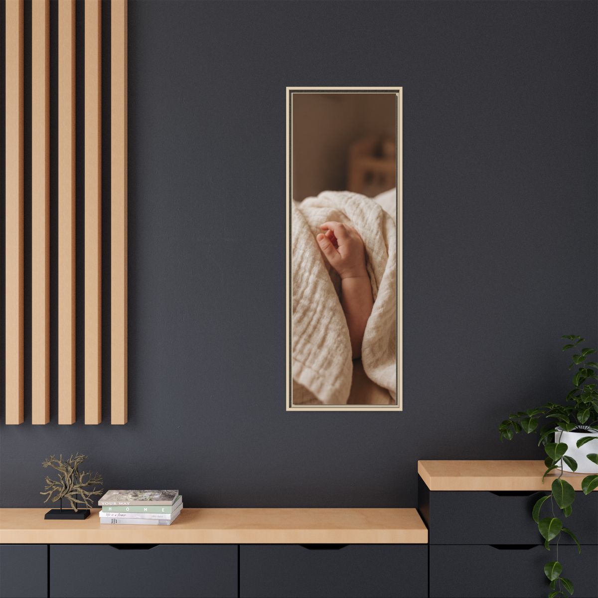 Matte Canvas, Framed - Neutral Nursery