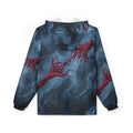 Men's Windbreaker Jacket with Abstract Art