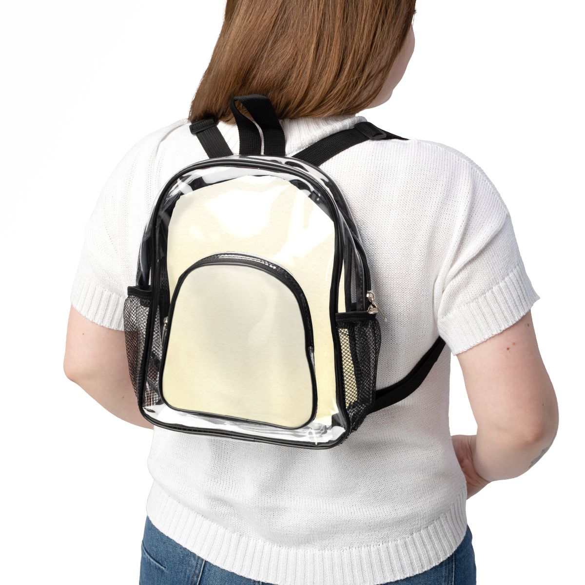 Clear Stadium Backpack - Golden Hour Solace Minimalist Art |...