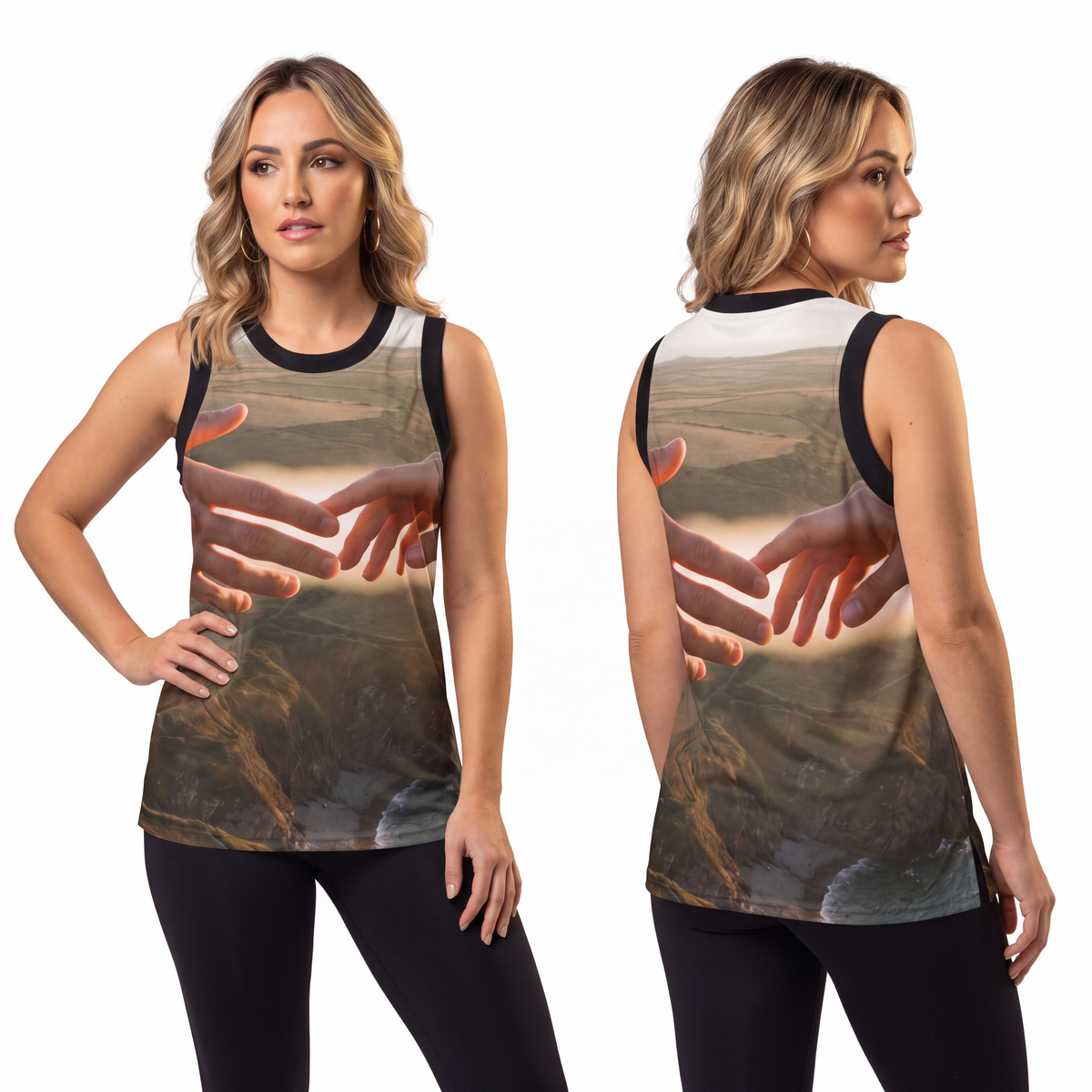 Unisex Basketball Jersey - The Infinite Touch | Ethereal......