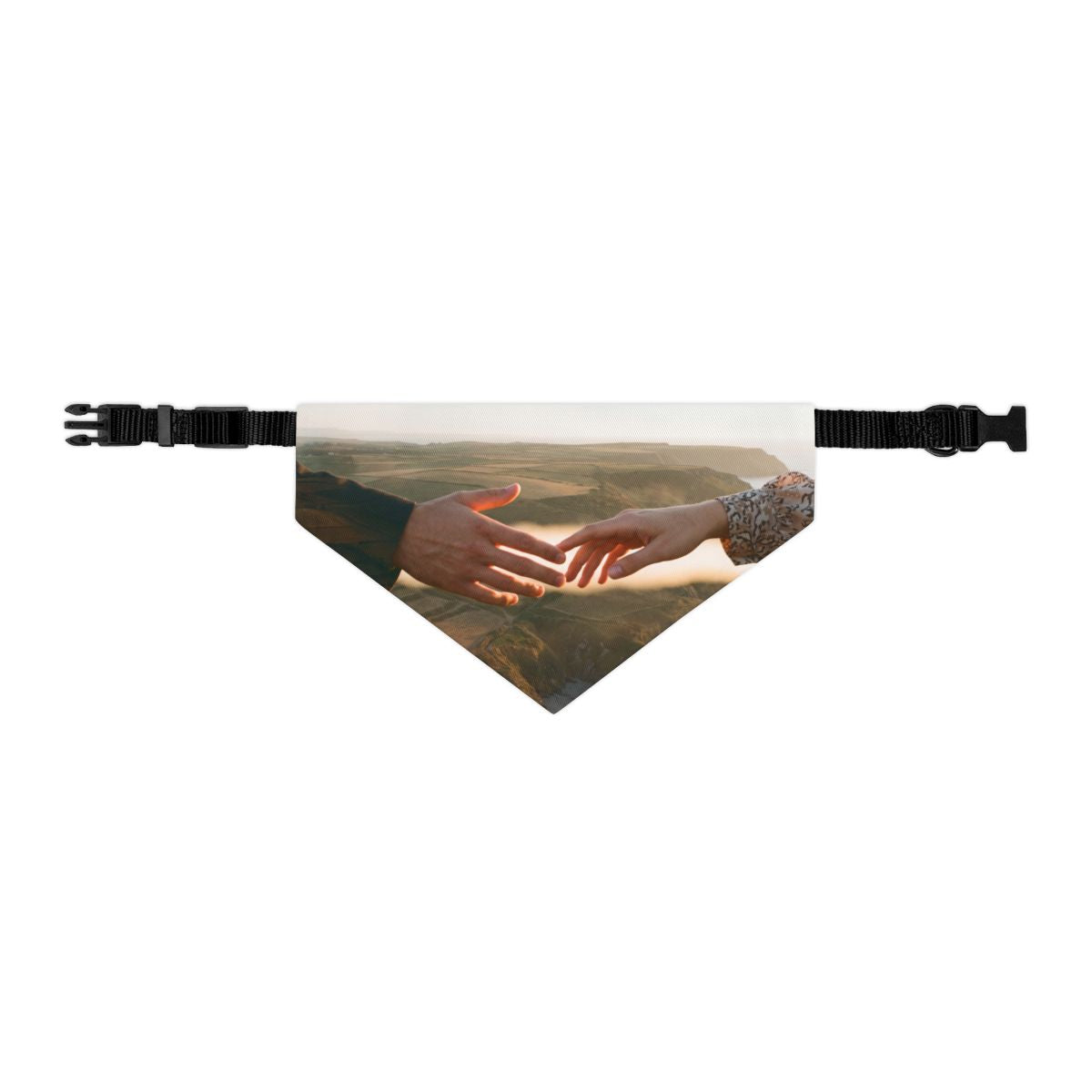 Pet Bandana Collar - The Infinite Touch | Ethereal Coastal...