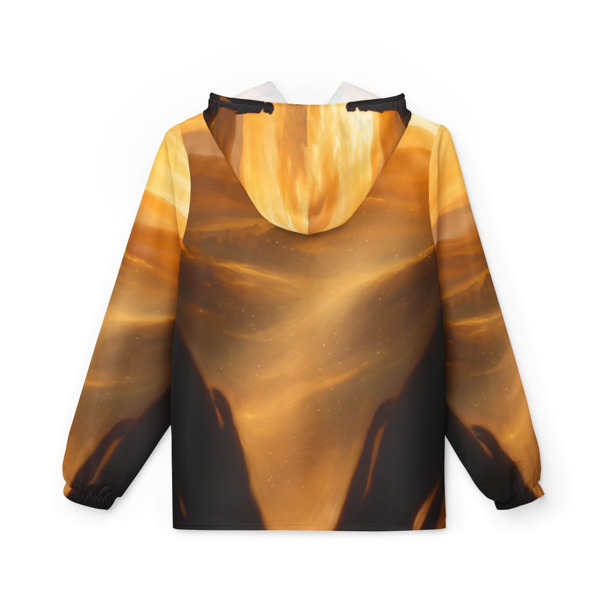 Sunset Landscape Windbreaker Jacket for Women