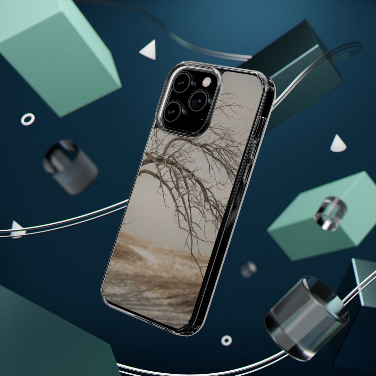 Clear Impact-Resistant Cases - Clear Phone Case - Winter...