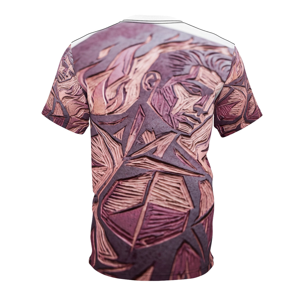 Sculpted Flame Cut and Sew Graphic Tee