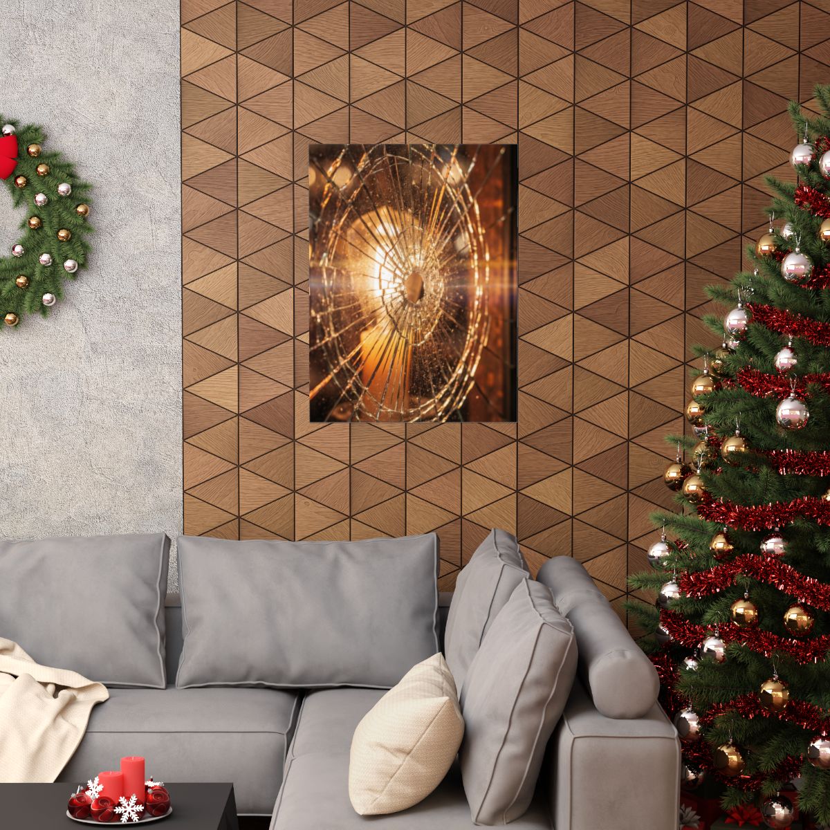 Matte Vertical Posters - Shattered Radiance Glass Art (8×10...