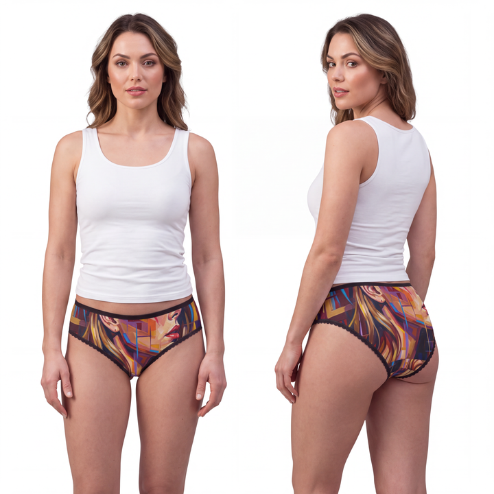 Women's Briefs - Shattered Elegance