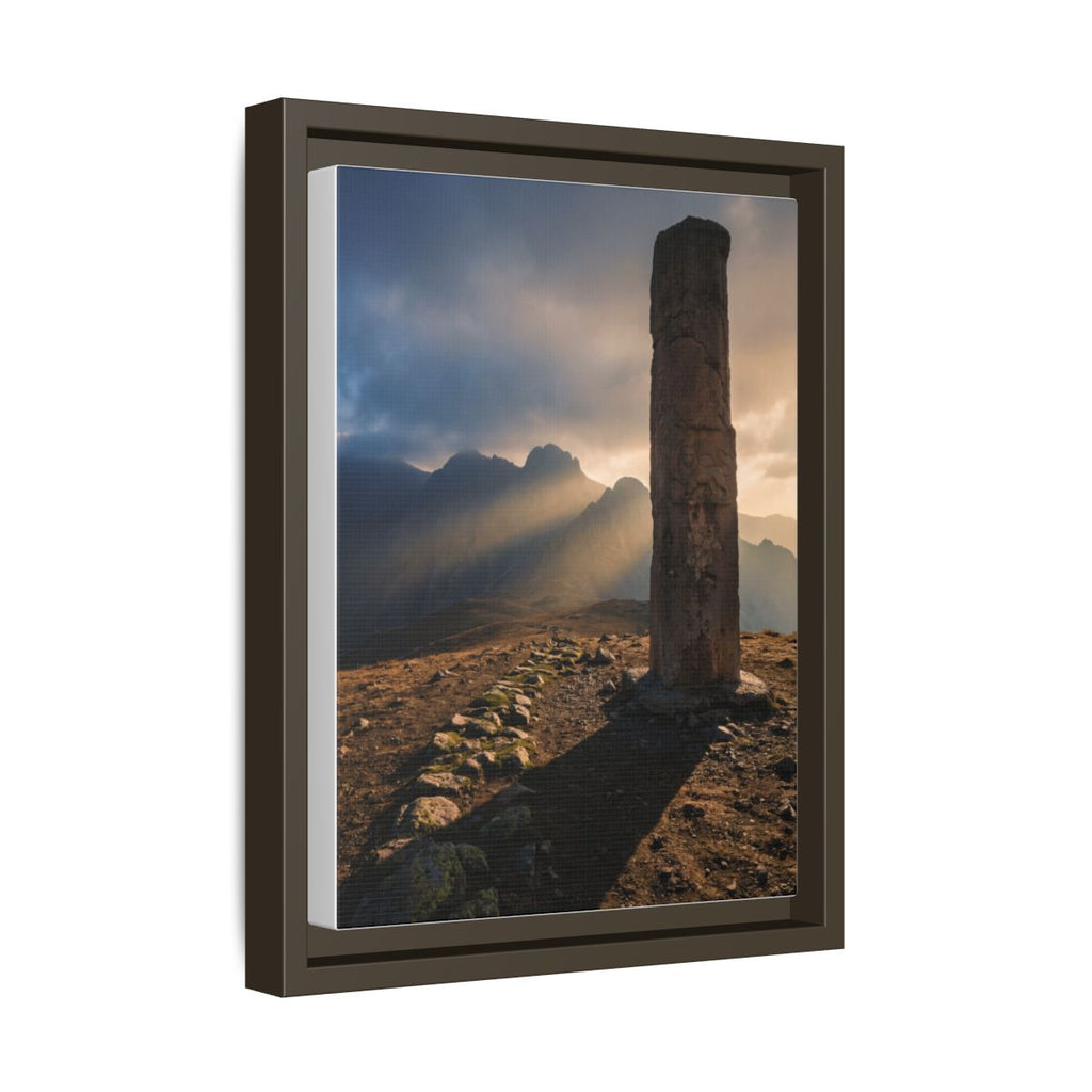 Framed Matte Canvas - Sun Peak