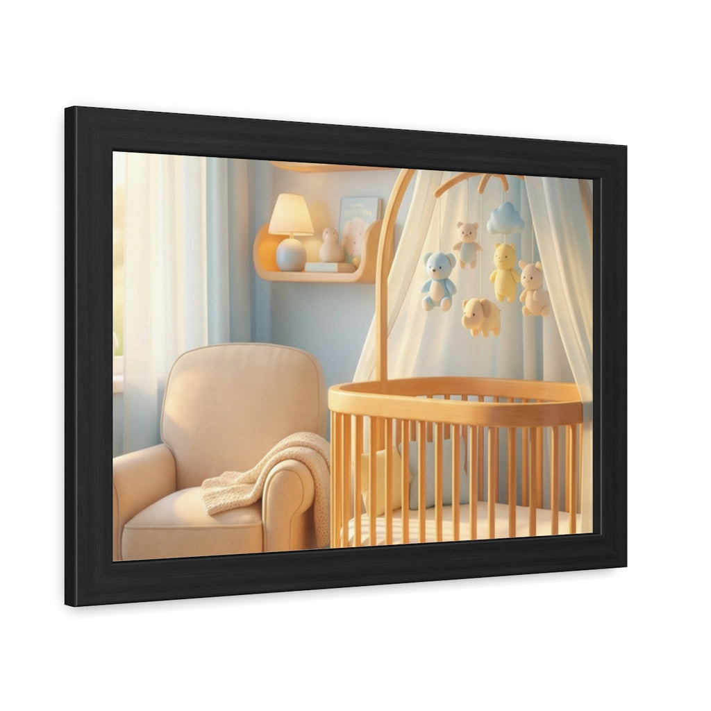 Serene Nursery Framed Posters - Room Decor — Landscape